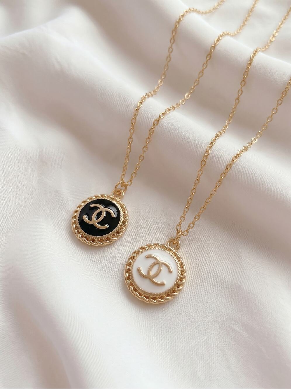 Vintage CHANEL Flower Upcycled Necklace